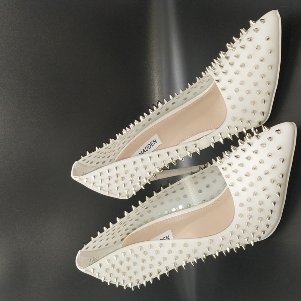 ⚡️SALE Steve Madden Vala-S Off-White Spiked Heels
